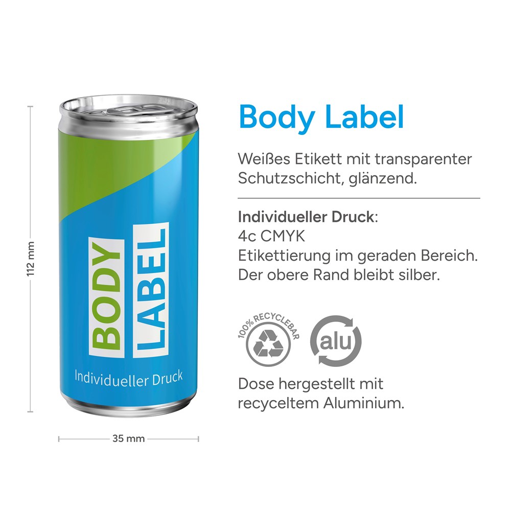 Bio Orangensaft, Body Label