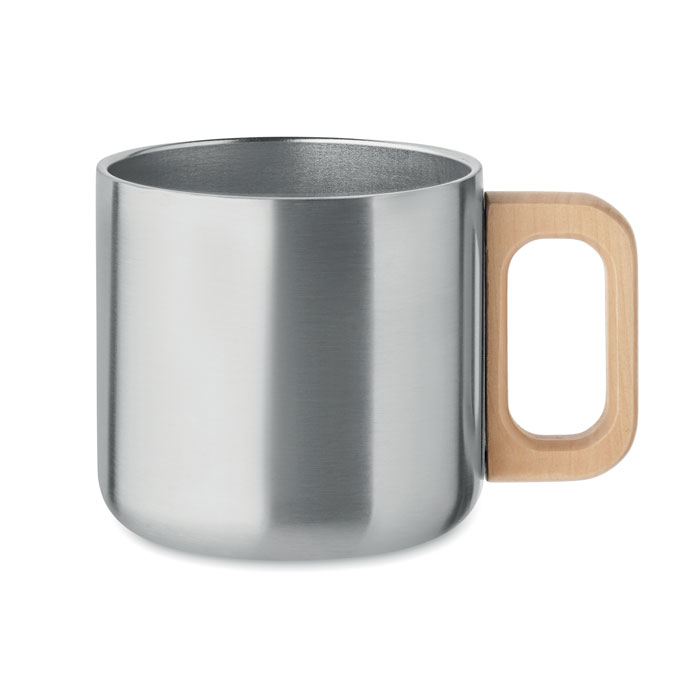 ACERO - Doppelwandiger Becher 350 ml - Mattsilber