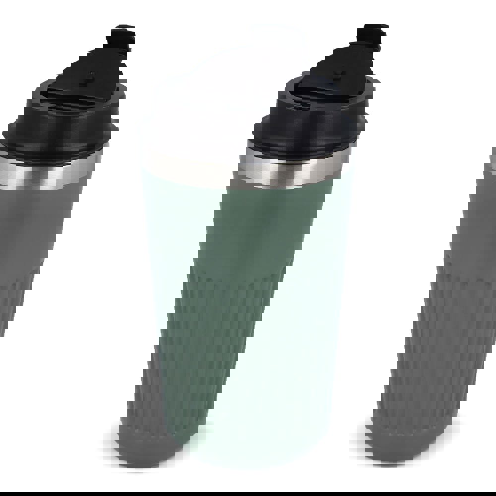 Recycelter Edelstahl-Thermobecher für Kaffee zum Mitnehmen, 400 ml