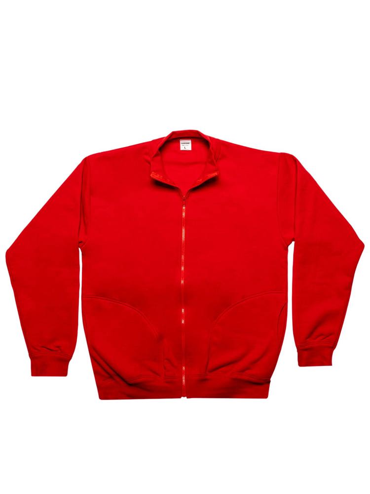 BS Explorer Pullover mit durchgehendem Reißverschluss, 280 gr/m² - Rot (PMS 186c)