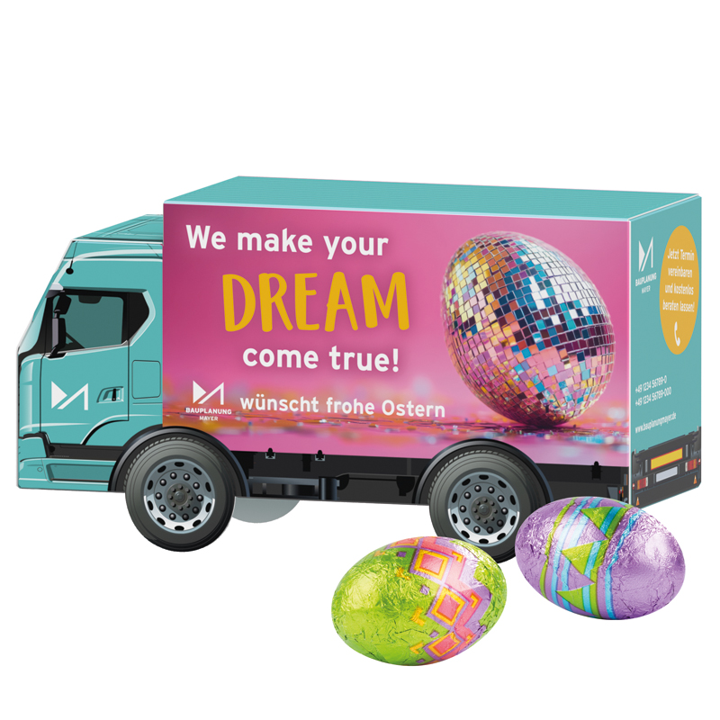 3D Präsent LKW Ostern