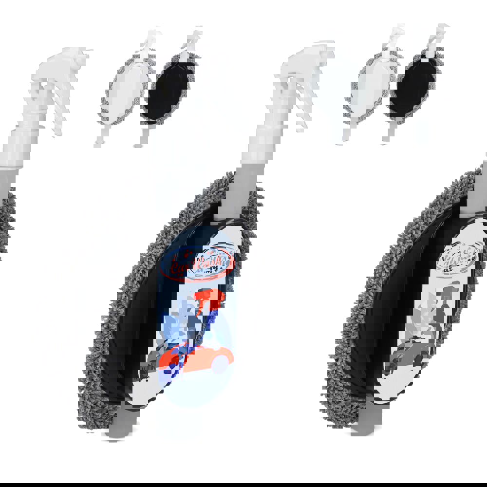 2-in-1-Spray und Reinigungstuch