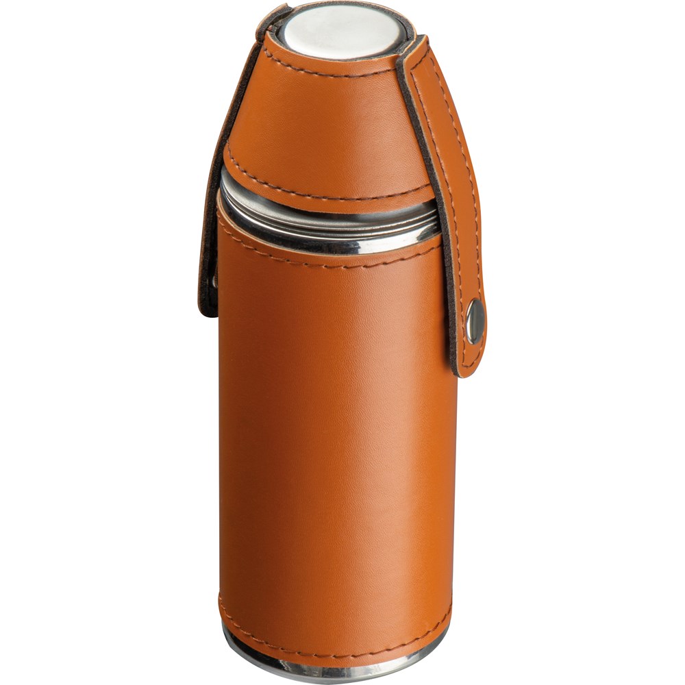 Flachmann aus Edelstahl mit 2 Pinnchen FILIPINA