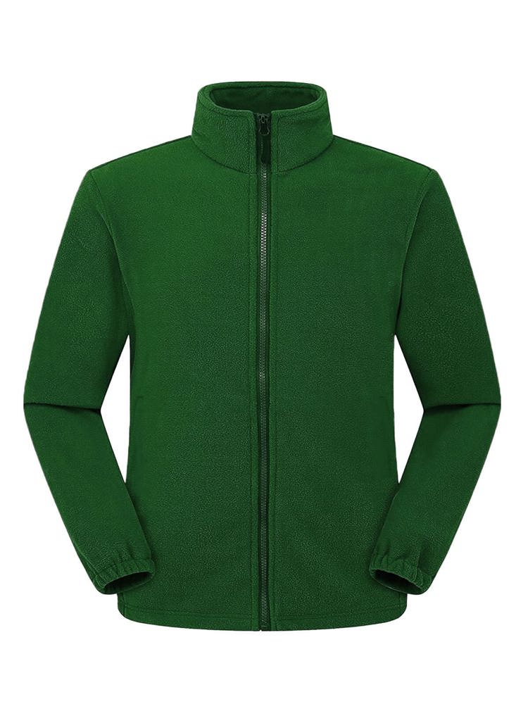 BS Peak Fleecejacke mit durchgehendem Reißverschluss, 290 gr/m² - Flaschengrün (PMS 2411C)