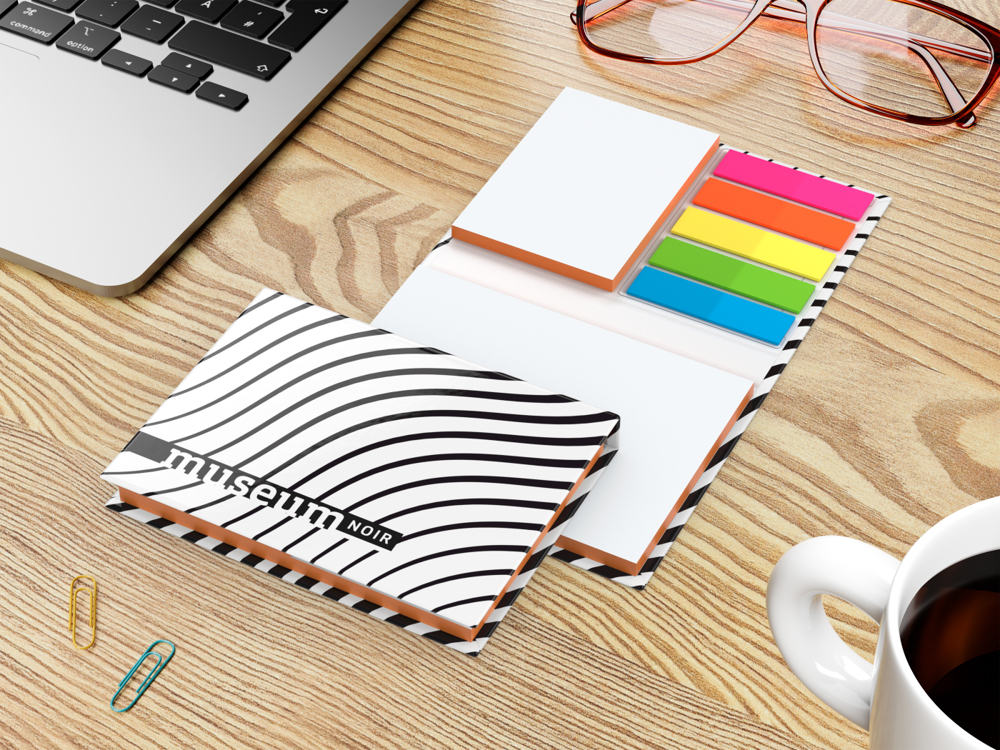 Haftnotiz-Set Budapest, glänzend, orange