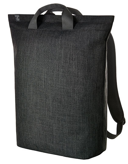 Halfar - Laptop Backpack Europe - Black-Sprinkle