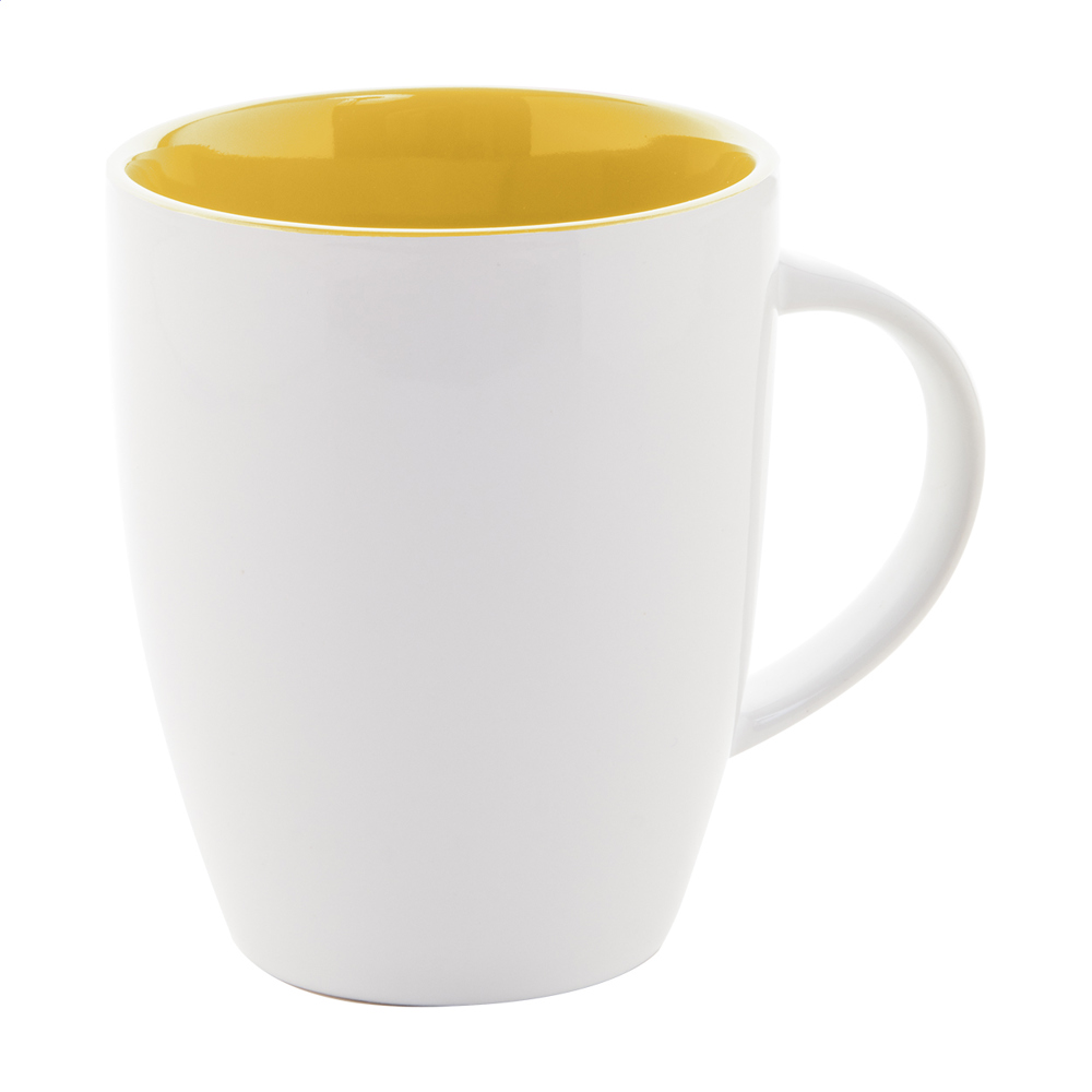 Maia - Tasse - gelb/weiß