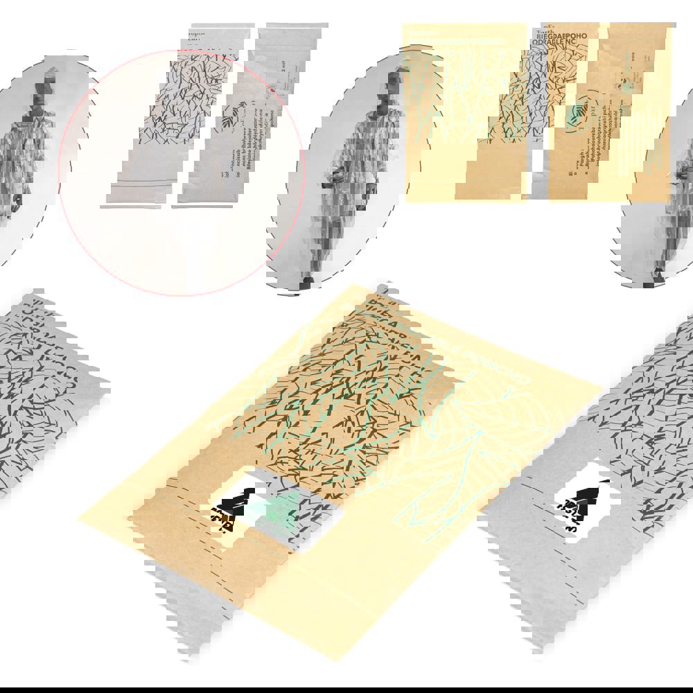 Biologisch abbaubarer Regenponcho