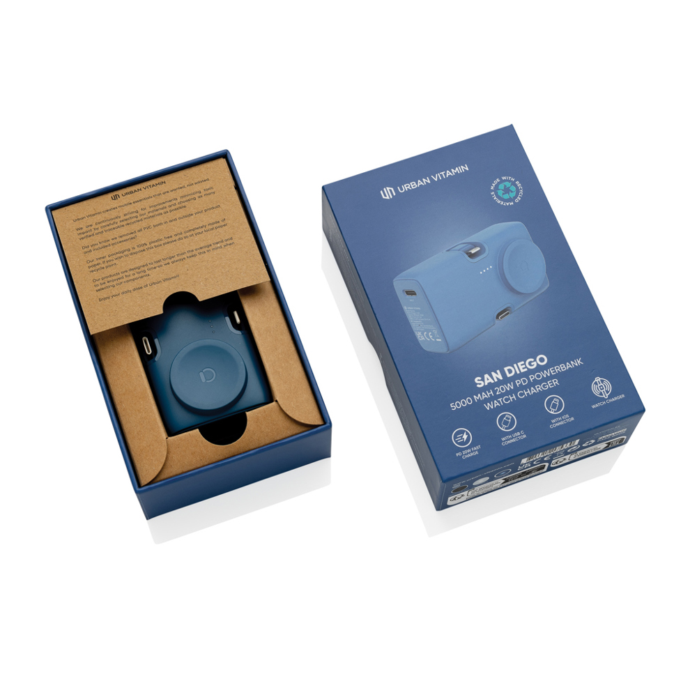 Urban Vitamin San Diego 20W PD RCS Powerbank & WatchCharger