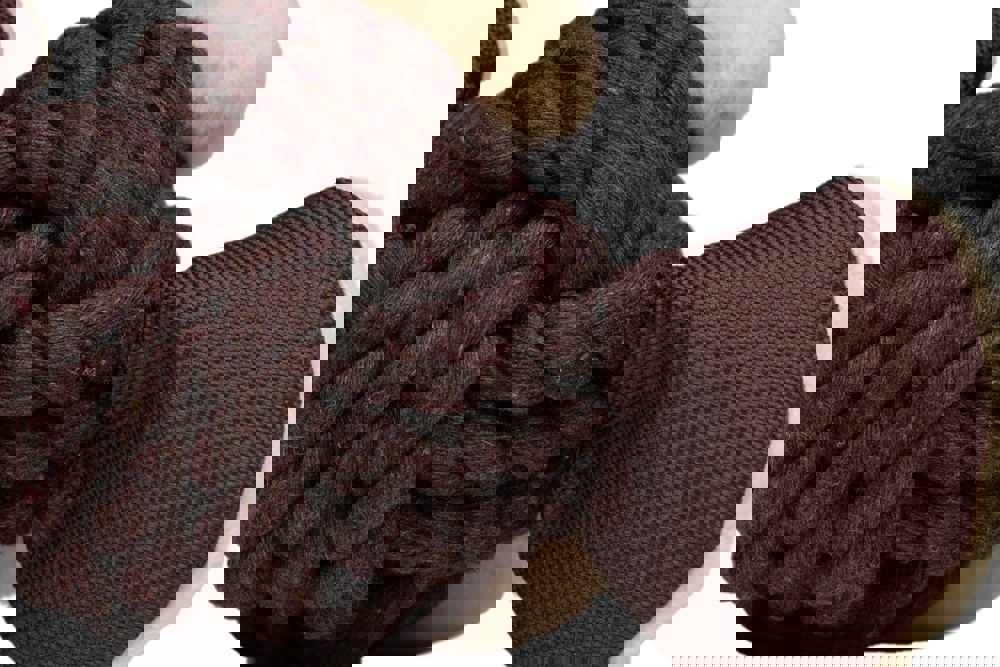 Hundespielzeug Knotentier Affe, braun, one size