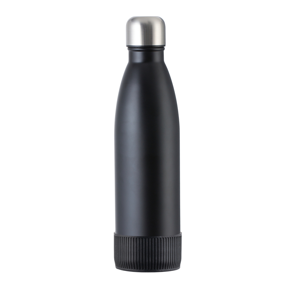 Trinkflasche RETUMBLER-myTOULON - schwarz, silber