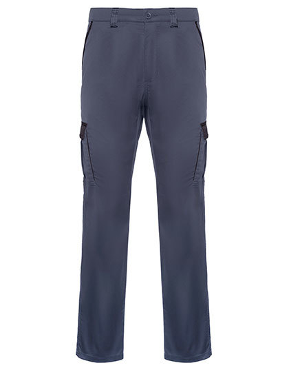 Roly Workwear - Trousers Trooper - Lead 23, Orange 31