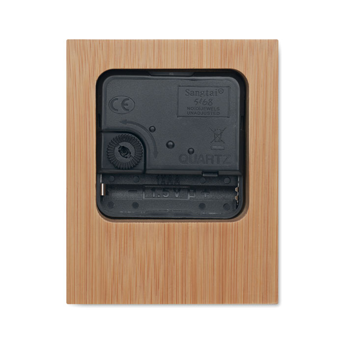 CLAMBU - Tischuhr aus Bambus