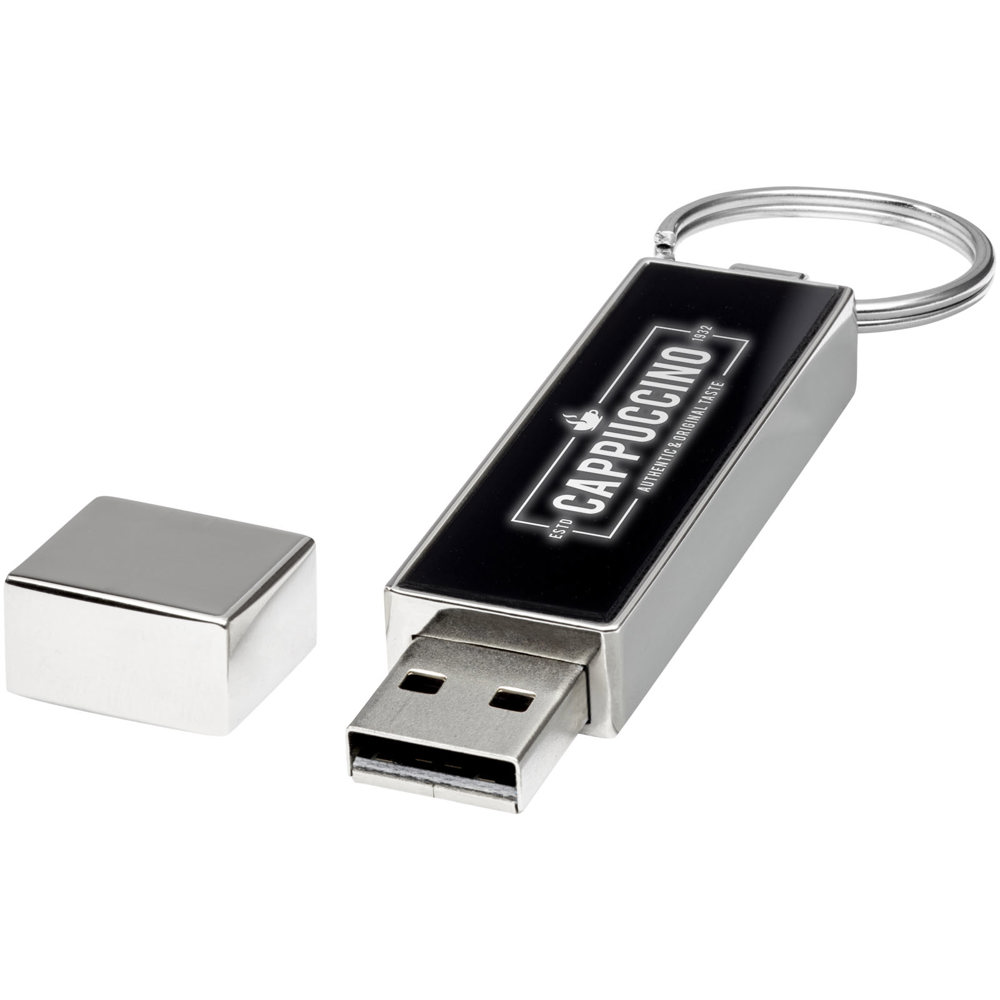 Rechteckiger Light Up USB Stick