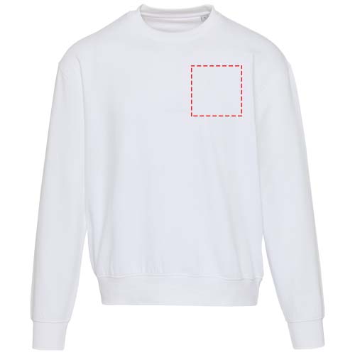 Boris Pullover mit Rundhalsausschnitt in Übergröße aus recycelter 280 g/m2 Bio Baumwolle (OCS), unisex