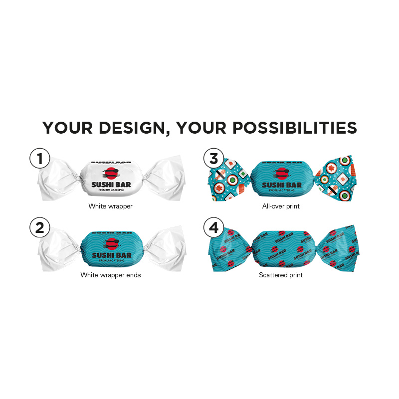 Solvens (Eukalyptus Menthol) Bonbon im weißen, kompostierbaren Wickler