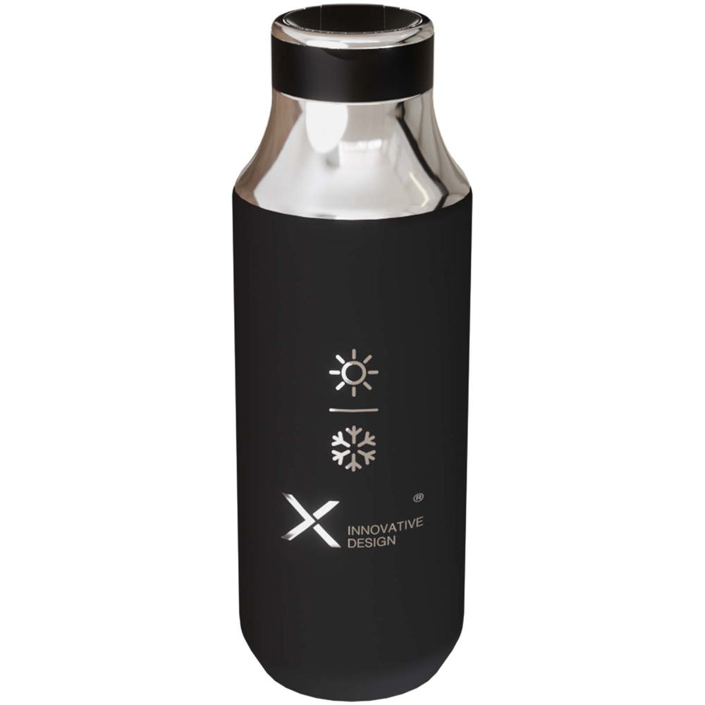 SCX.design D12 500 ml Isolierflasche aus Edelstahl mit Trinkhalm