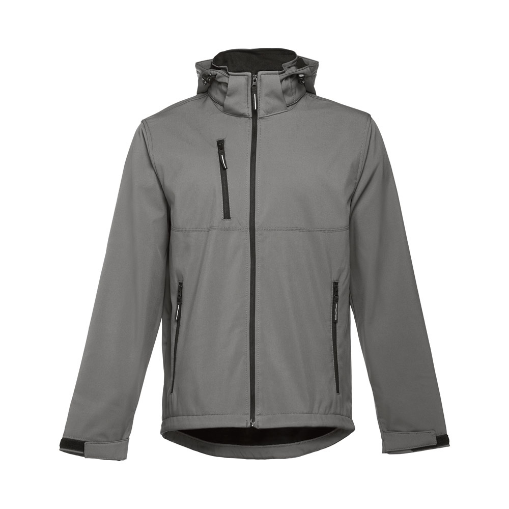 THC ZAGREB. Herren-Softshell-Jacke aus Polyester und Elastan