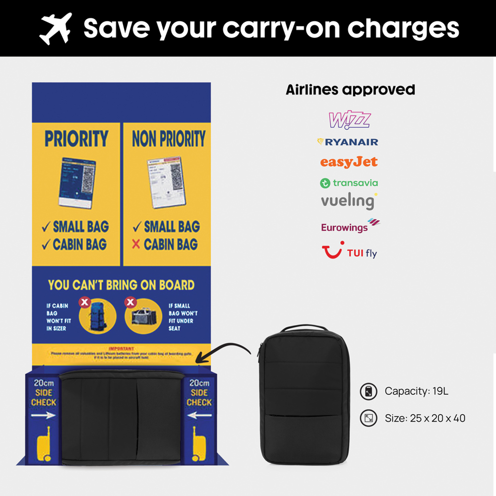 Armond Aware™ RPET Free -On-Board Travel Pack