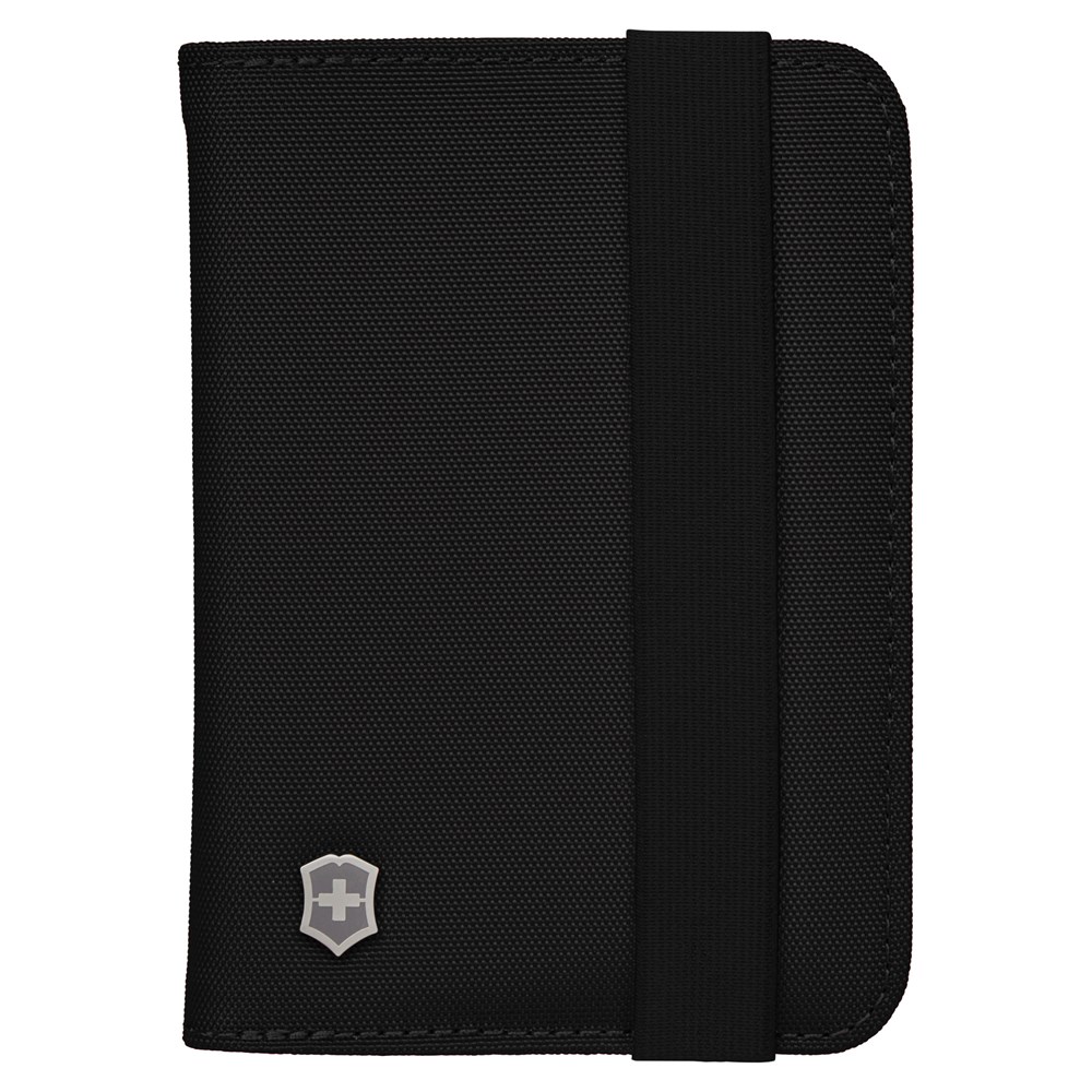 Passport Holder with RFID Protection, Schwarz