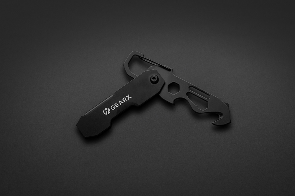 Gear X faltbares EDC-Werkzeug mit Kartonmesser & Karabiner