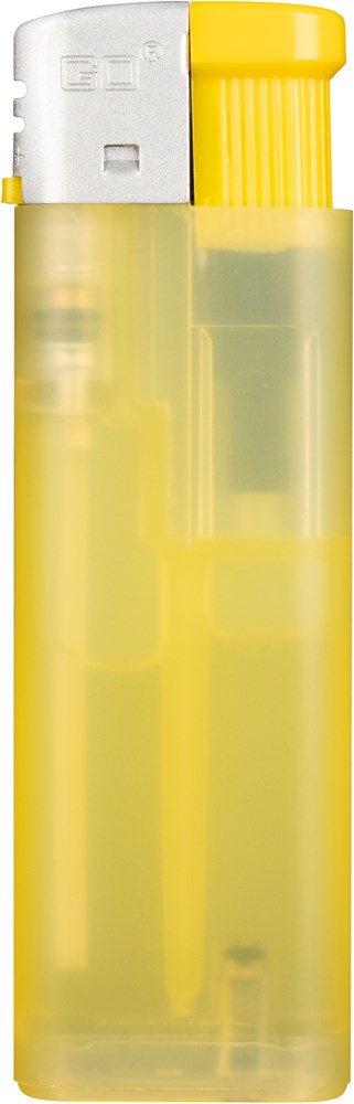 GO Frosty Piezo Feuerzeug - gelb