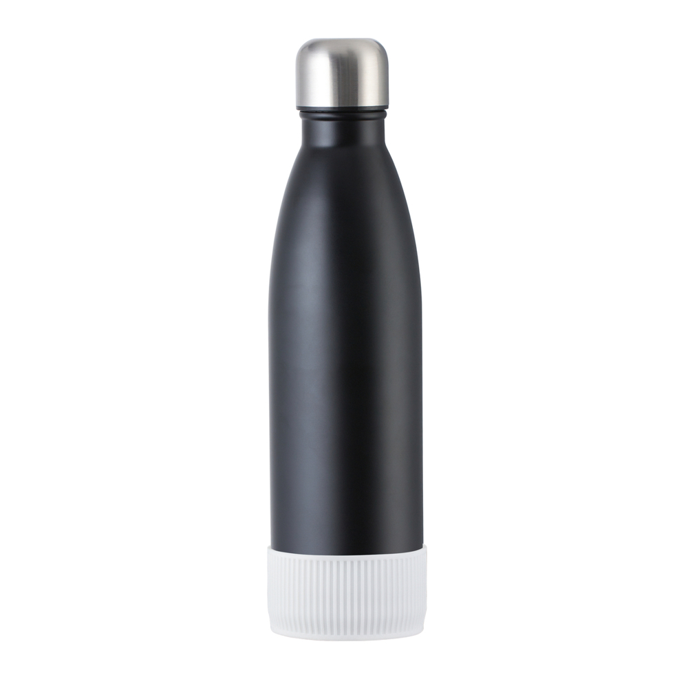 Trinkflasche RETUMBLER-myTOULON - weiß, schwarz, silber