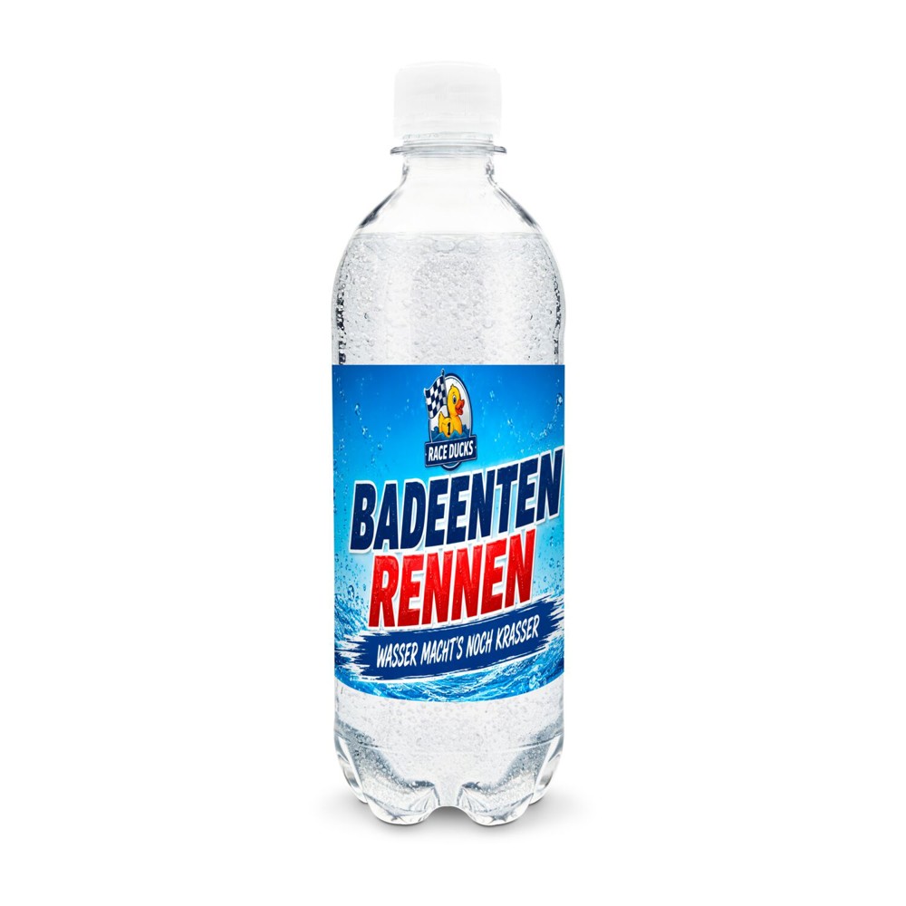 500 ml PromoWater - Mineralwasser mit Kohlensäure, Hergestellt in Deutschland - Papier-Etikett