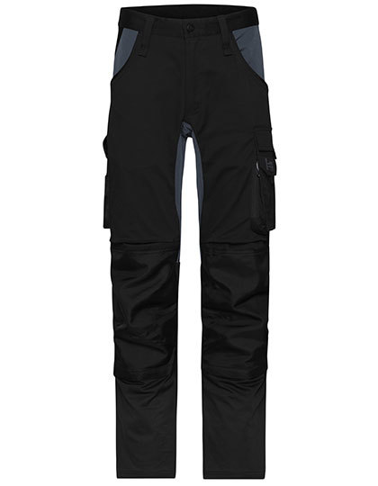 Daiber - Workwear Stretch-Pants Slim Line - Black, Carbon