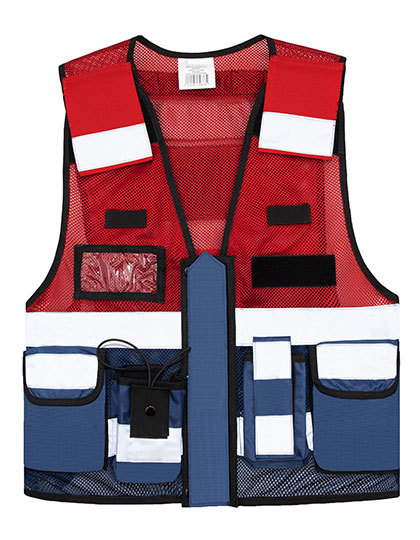Korntex - Mesh Tactical Vest Sparta - Navy, Red