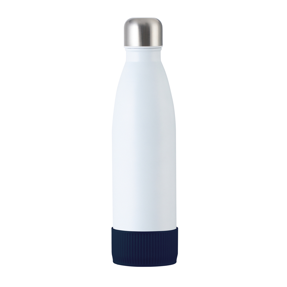 Trinkflasche RETUMBLER-myTOULON - dunkelblau, weiß