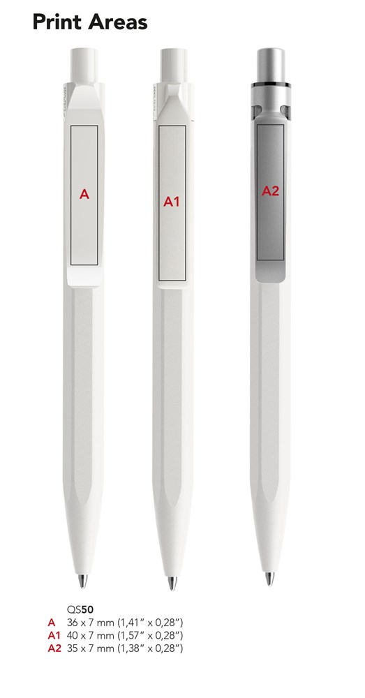 Prodir QS50 PMP MattWeiß matt