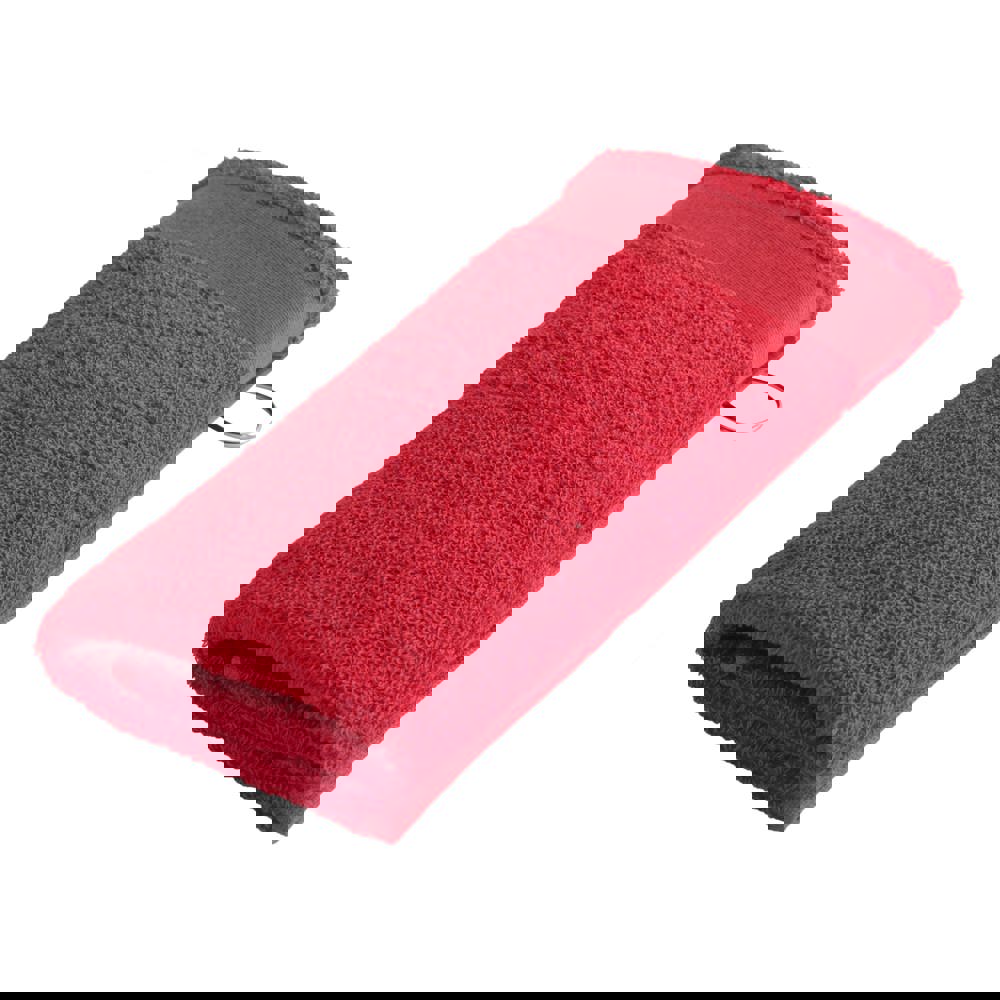 Sophie Muval Golfhandtuch 55x30 cm, 450 gr/m² - Rot (PMS 199c) / Rot