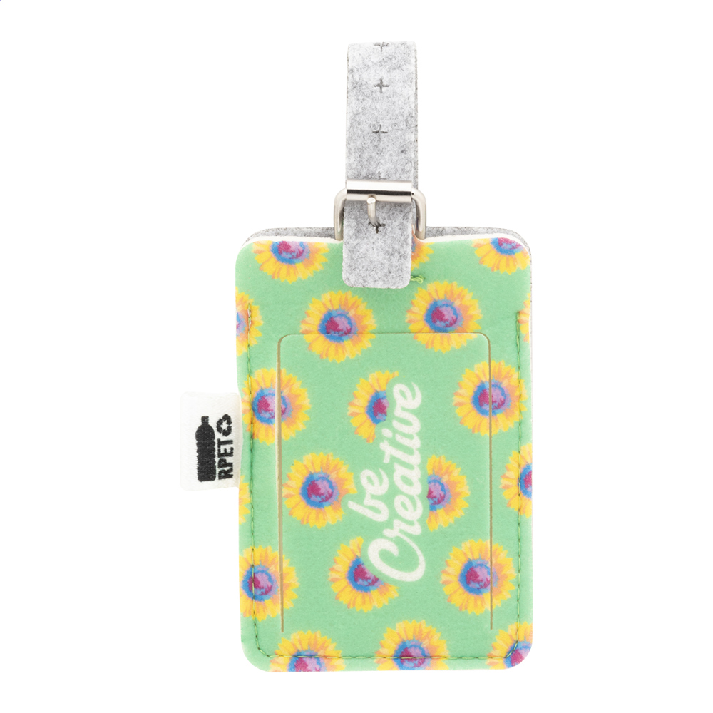 CreaFelt Tag - individueller RPET Kofferanhänger