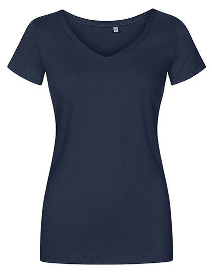X.O by Promodoro - Women´s V-Neck T-Shirt - French Navy