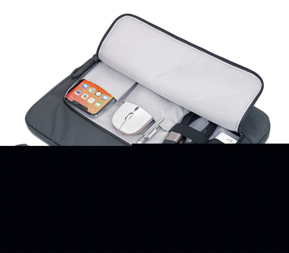 TROIKA Laptoptasche TROIKA BLACK BUSINESS CARRY 2