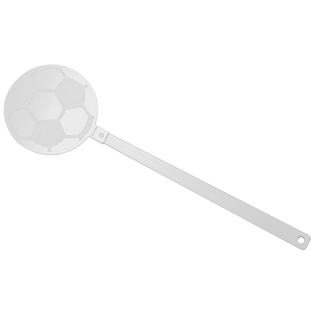 Fliegenklatsche "Fußball" - weiß/weiß