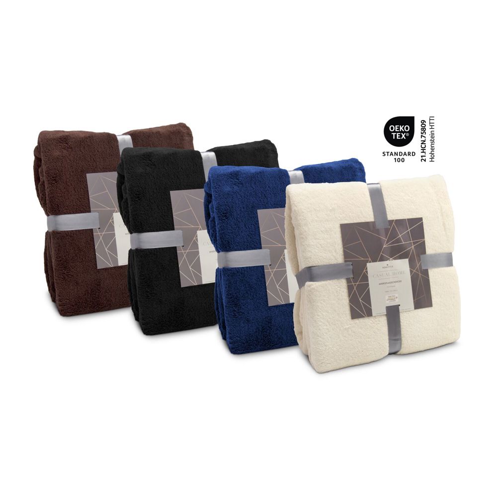 Mikroflauschdecke beige - 150 x 200 cm, 250 g/m²