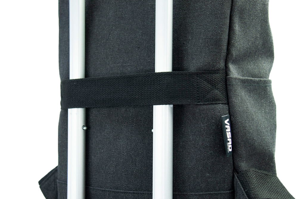 VASAD Casual Rucksack Canvas, Schwarz