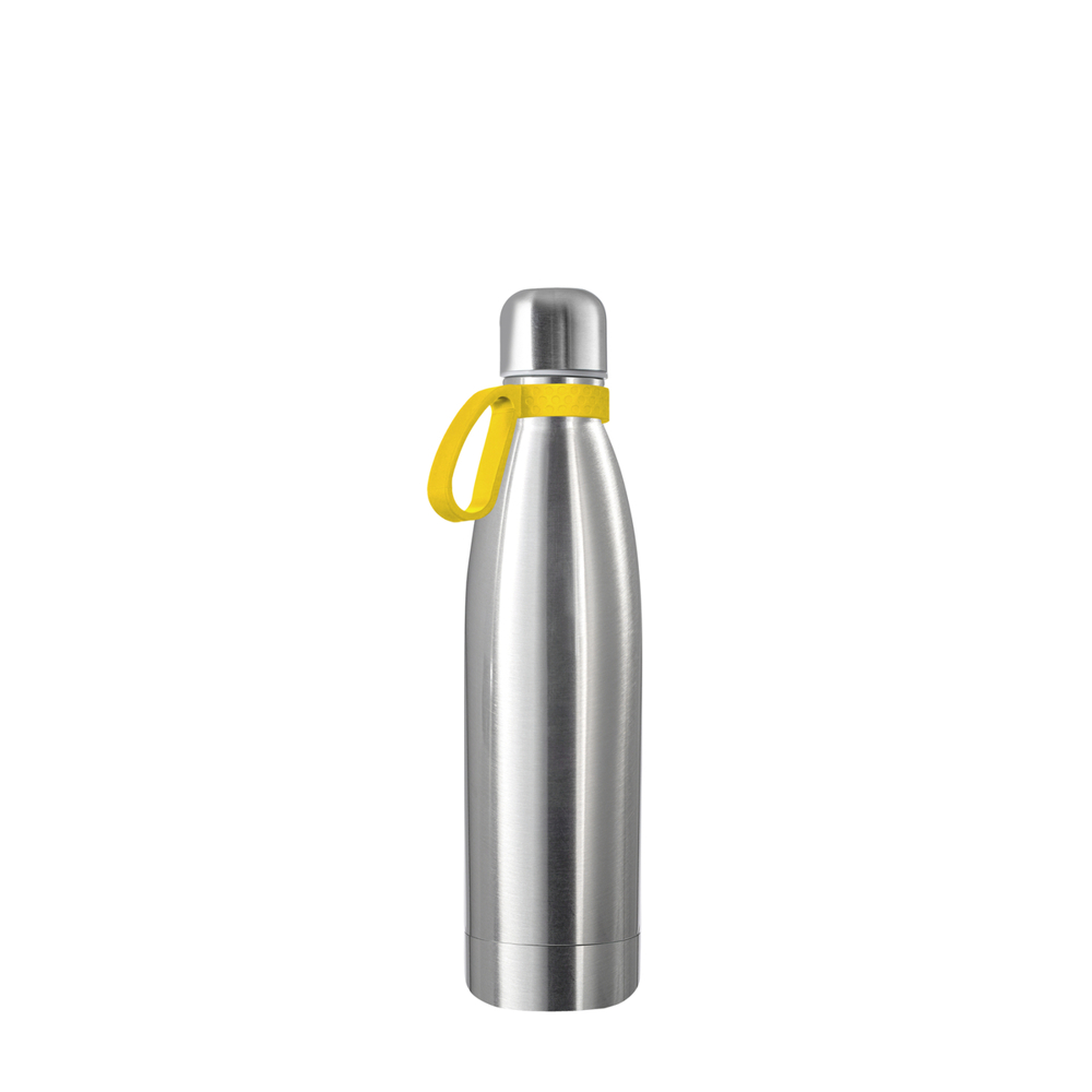 Thermotrinkflasche RETUMBLER-NIZZA - silber, gelb
