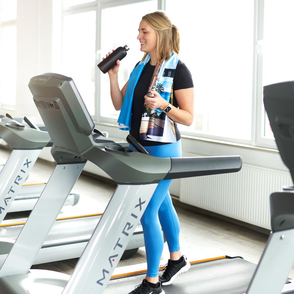 rPET ActiveTowel® Sports 80x40 cm im Polybeutel mit Standard Klappkarte, All-Inclusive-Paket