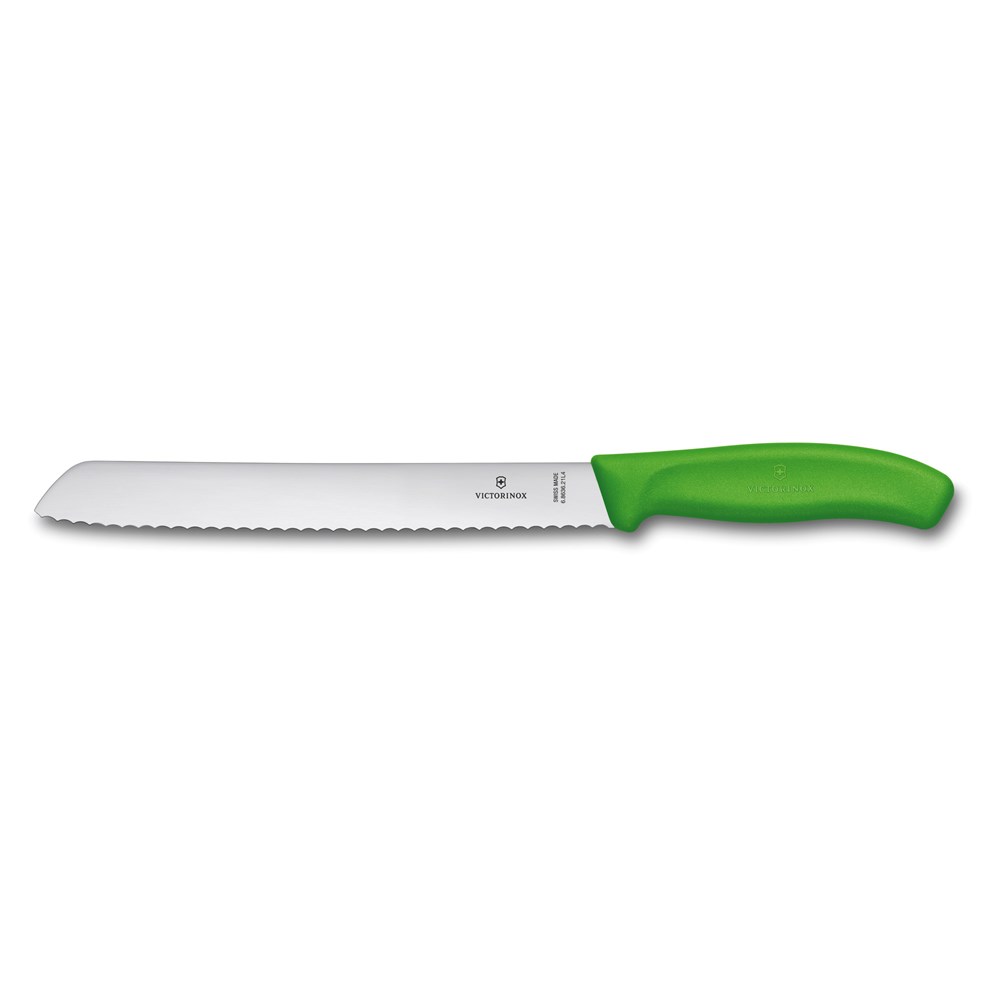 Victorinox Brotmesser mit Wellenschliff - Grün