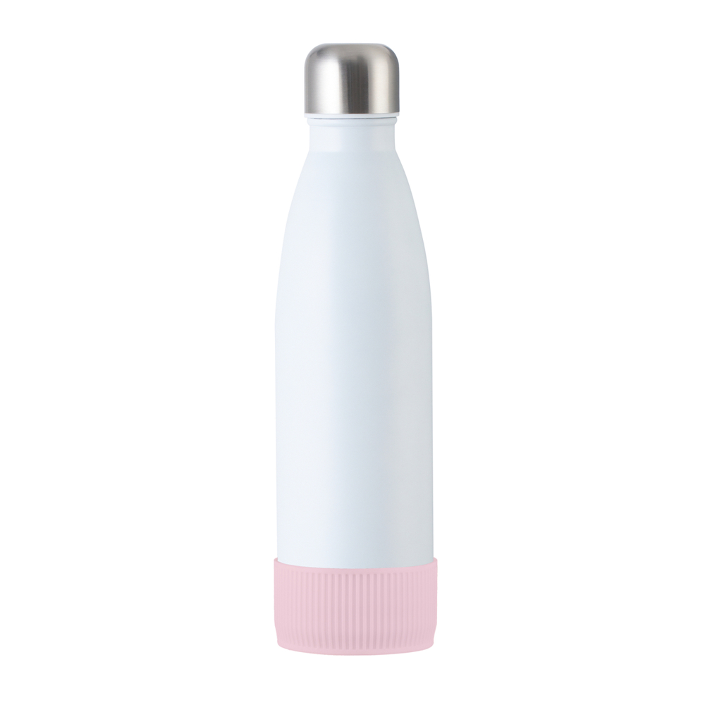 Trinkflasche RETUMBLER-myTOULON - hellmagenta, rose, weiß