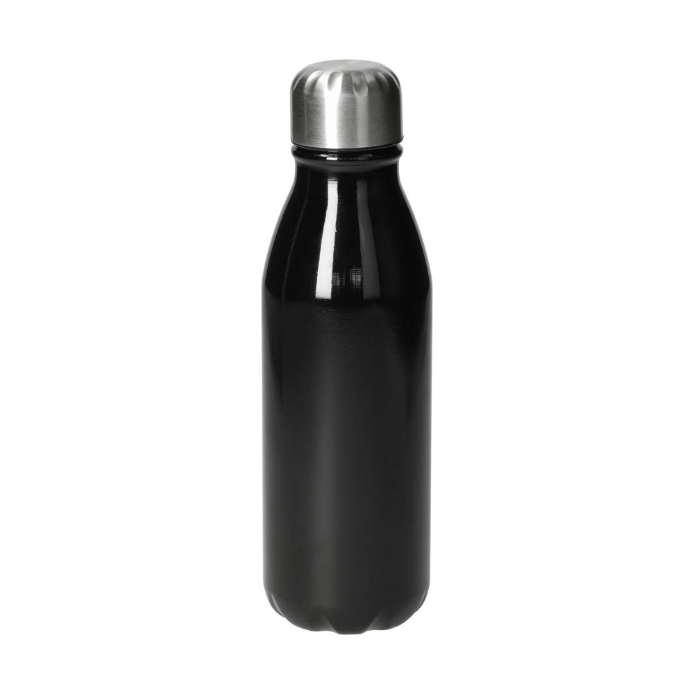 Aluminiumflasche "Colare", 0,5 l - Schwarz