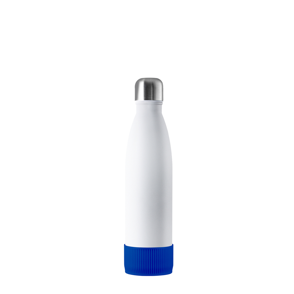 Thermotrinkflasche RETUMBLER-NIZZA - silber, weiß, blau