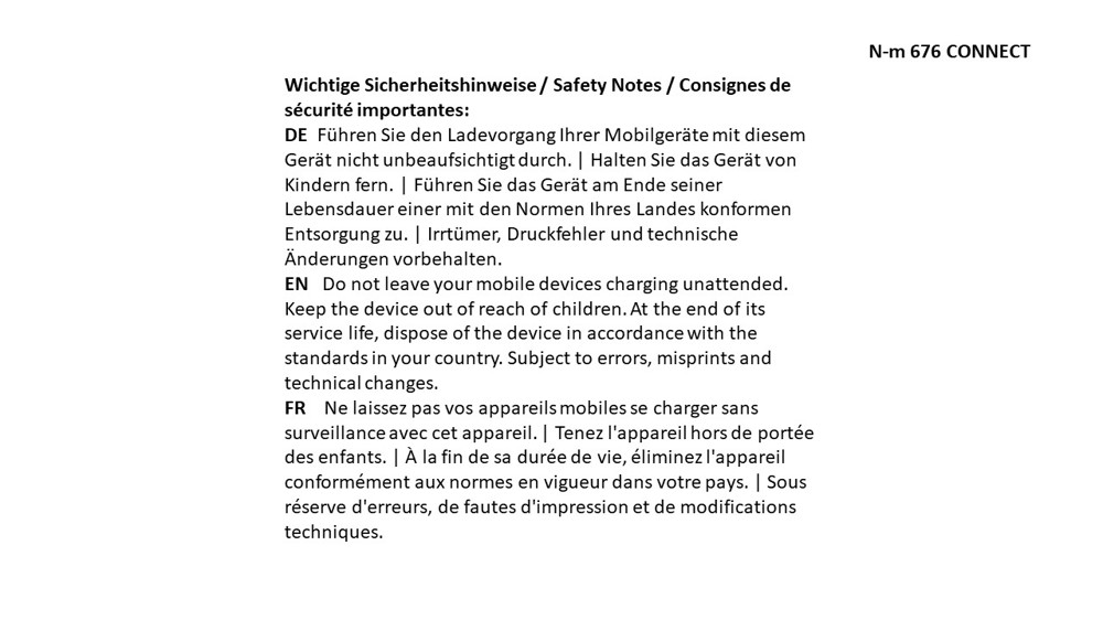 Nestler-matho CONNECT Kabel 100W schwarz