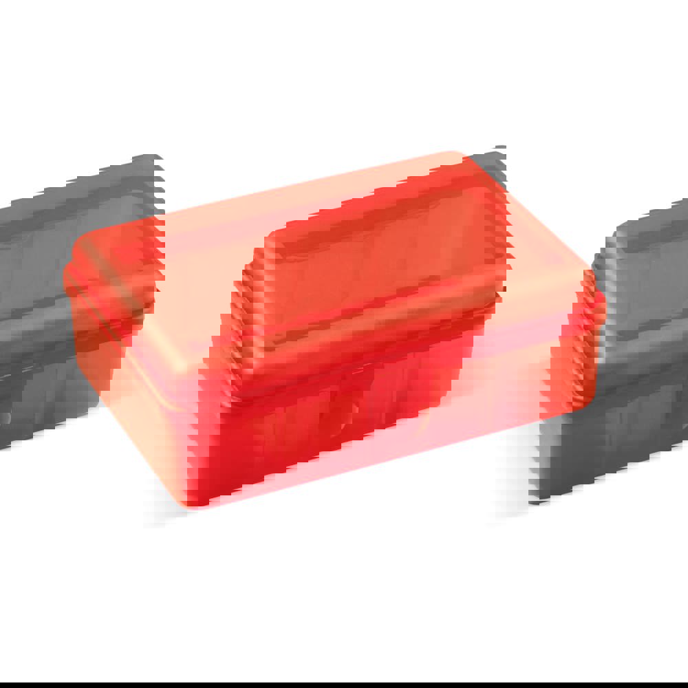 Brotdose Eins 950ml - Transparent / Rot