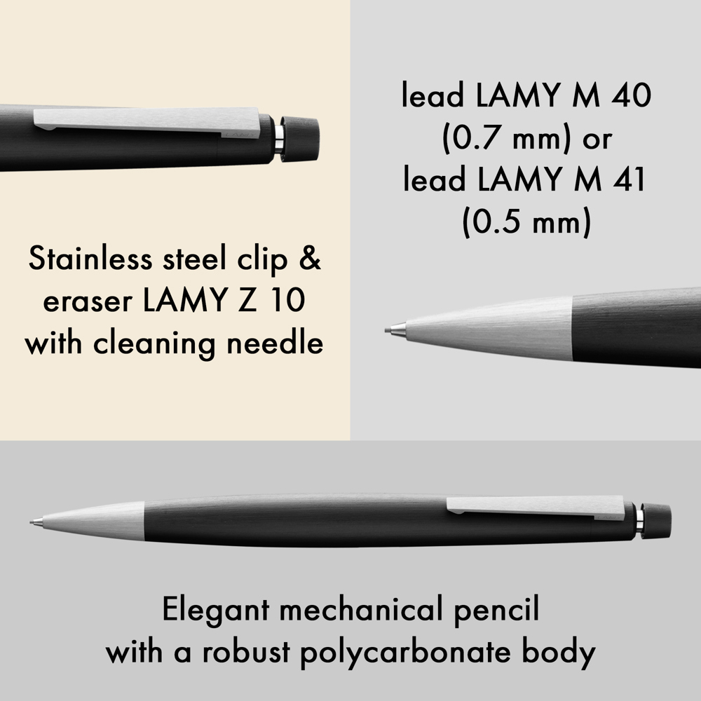 Druckbleistift LAMY 2000 black
