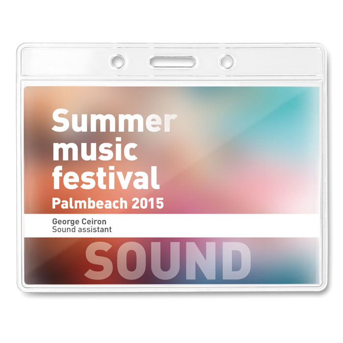 BADGY - Transparente Kartenhülle