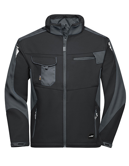 Daiber - Workwear Softshell Jacket -STRONG- - Black, Carbon